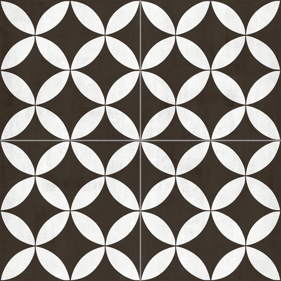 Milan Ornamenti Black 40x40